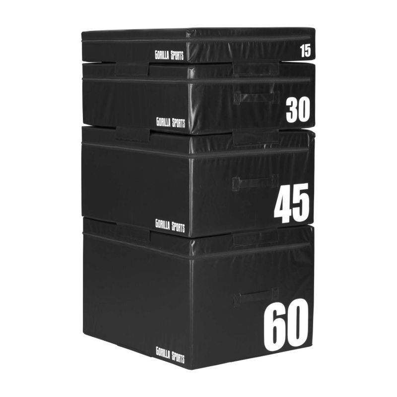 Gorilla Sports Jump Box černý, 60 cm