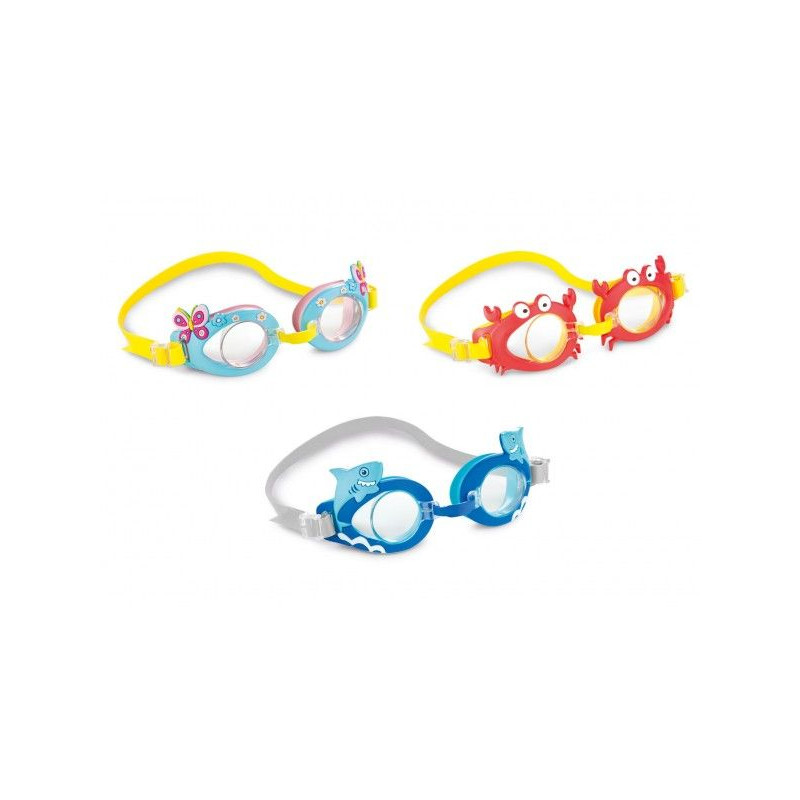 Plavecké brýle dětské zvířátko, 16 cm, 3 - 8 let