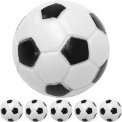 Sada černobílých fotbálkových míčků, 31mm, 5 ks