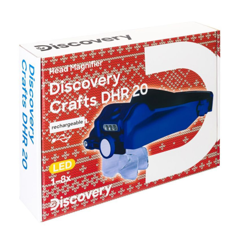Lupa Discovery Crafts DHR 20 náhlavní,1/1,5/2/2,5/3,5/8x