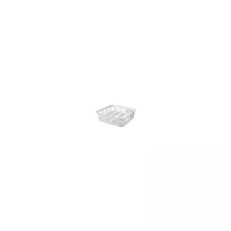 Odkapávač nádobí ESSENTIALS čtverec - bílý CURVER