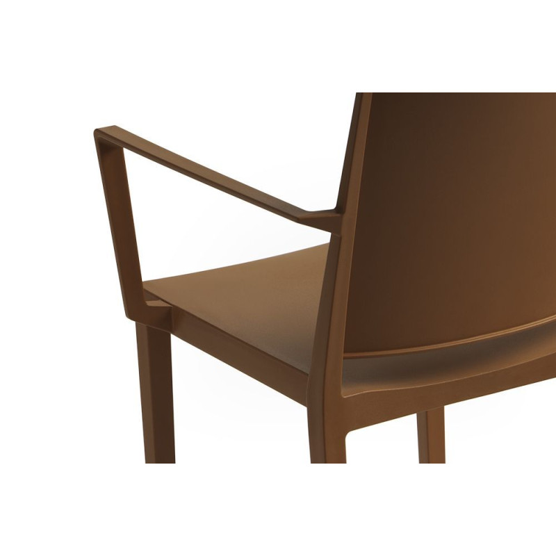 Židle MOSK ARMCHAIR, 82 x 57 x 56 cm, cihlová
