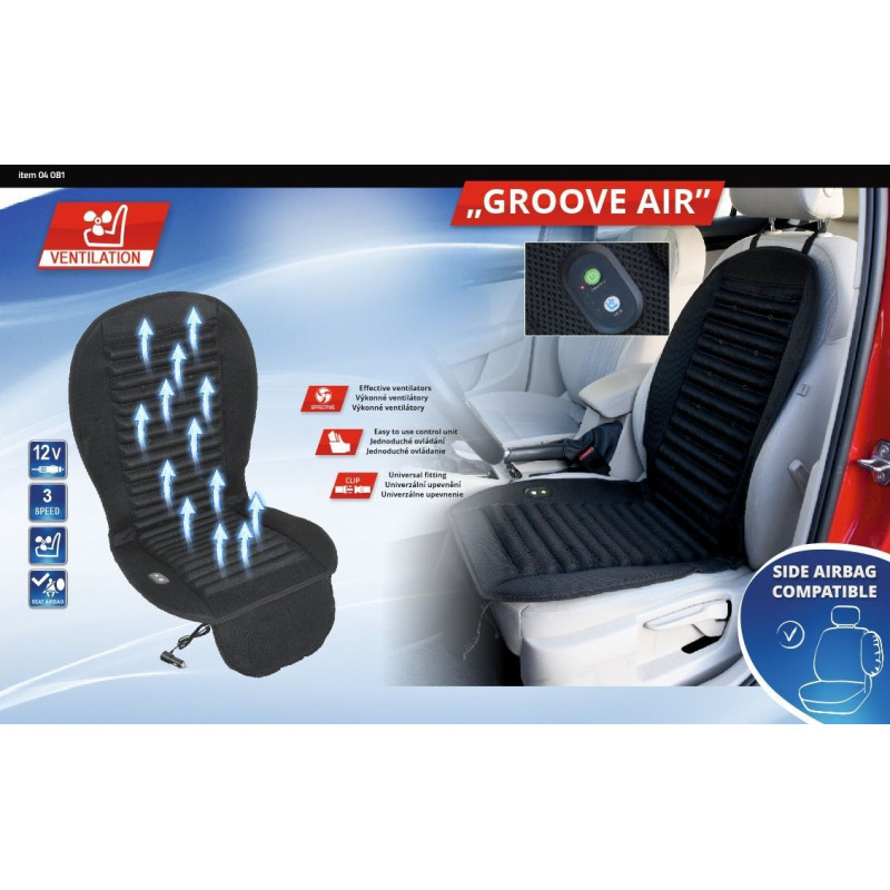 Potah sedadla s ventilací Groove air, 12V