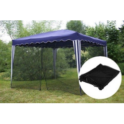 Moskytiéra na zahradní párty stan 3 x 3 m ČERNÁ