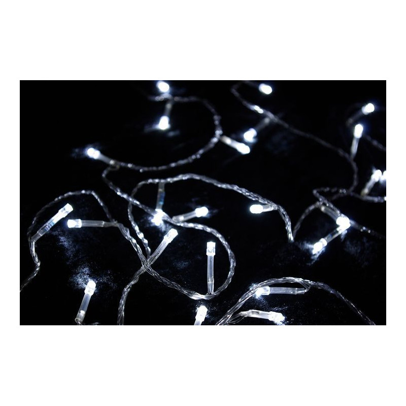 Garth vánoční LED řetěz - 9 m, 100 diod, studeně bílý