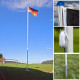 Vlajkový stožár vč. vlajky Nizozemí - 650 cm