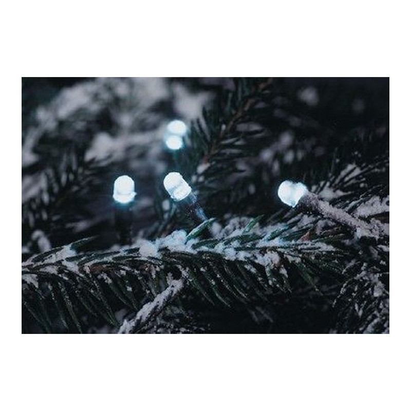 Vánoční LED řetěz - 18 m, 200 LED, studeně bílý