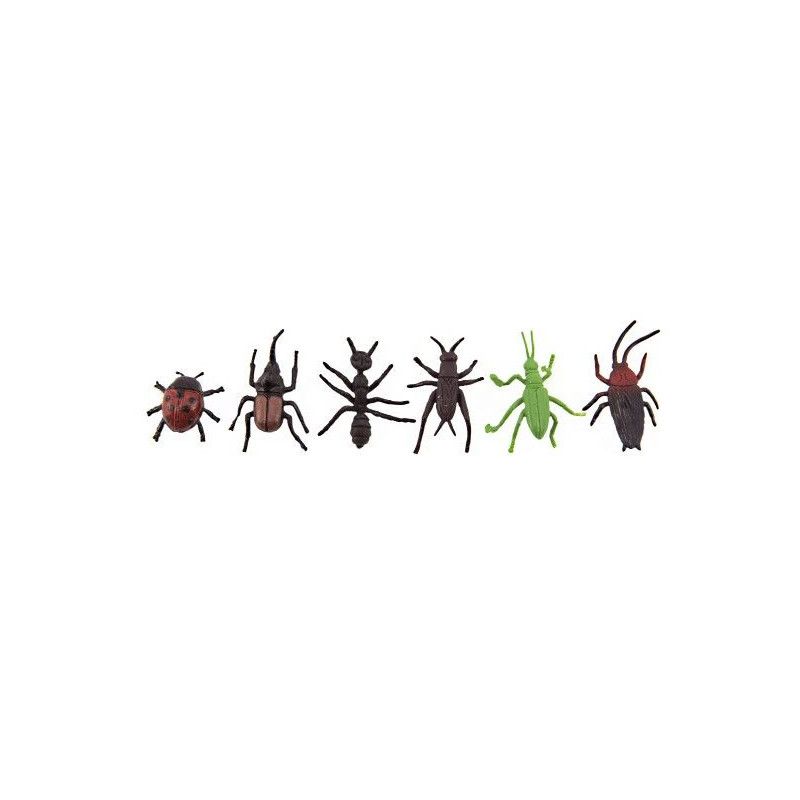 Hmyz/zvířátko mini plast 4 až 8 cm 12 ks v sáčku