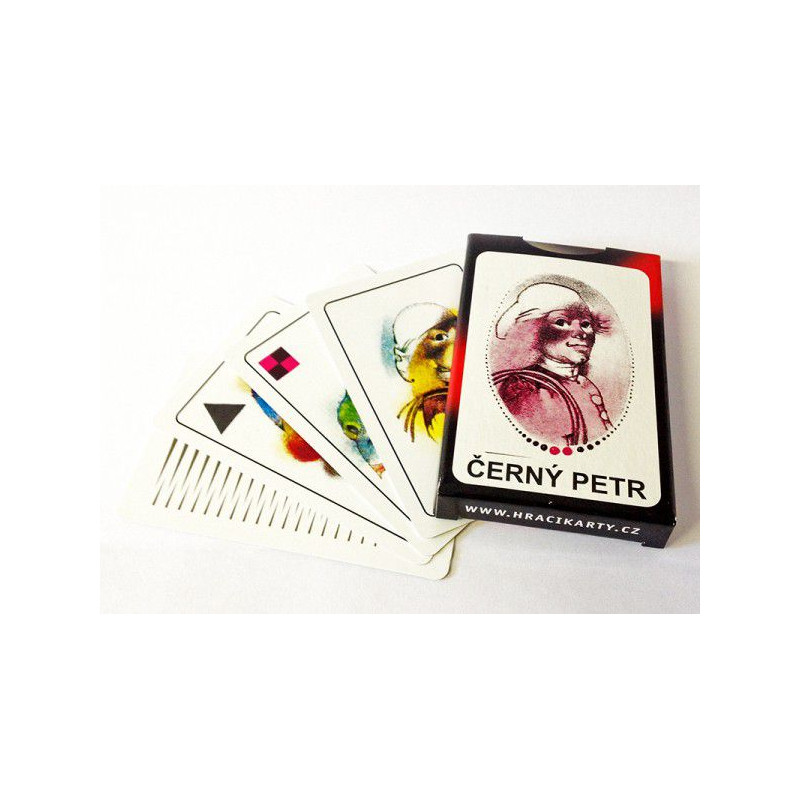 Černý Petr společenská hra karty v papírové krabičce 6x9cm