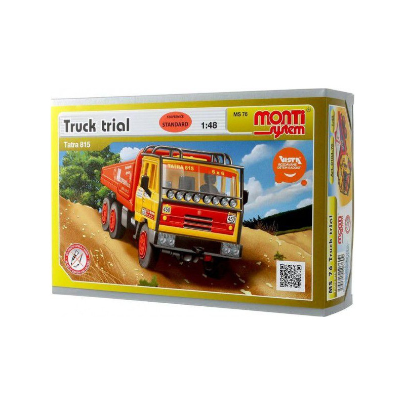 Stavebnice Monti 76 Tatra 815 Truck Trial 1:48 v krabici 22x15x6cm