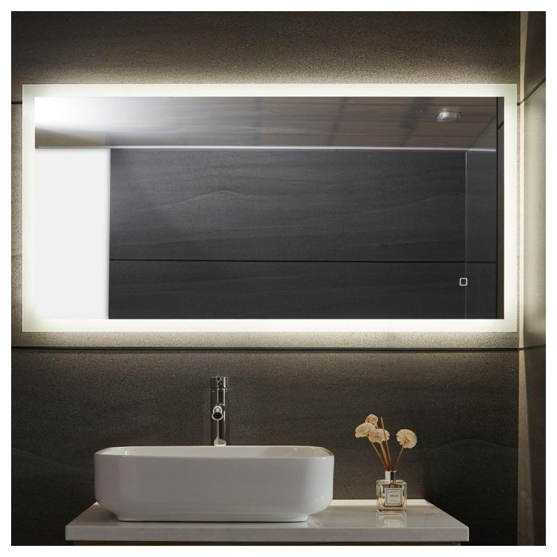 Aquamarin Koupelnové zrcadlo s LED osvětlením 35W, 120x60cm