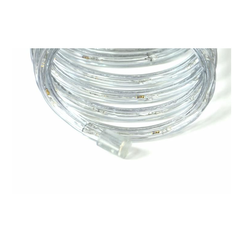 LED světelný kabel - 240 diod, 10 m, teple bílý
