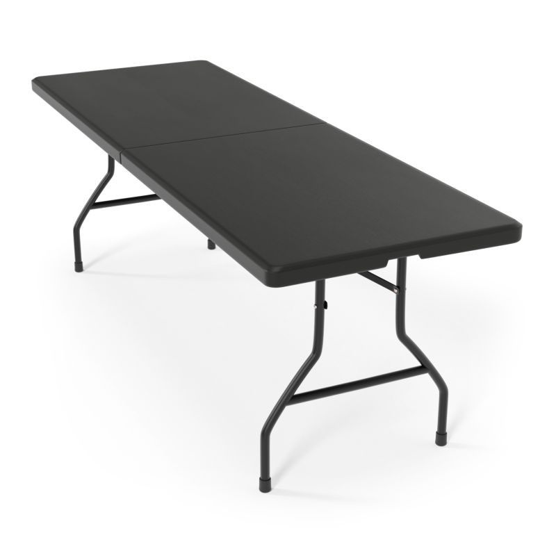 Jago Skládací stůl 183 cm pro 8 osob - černý