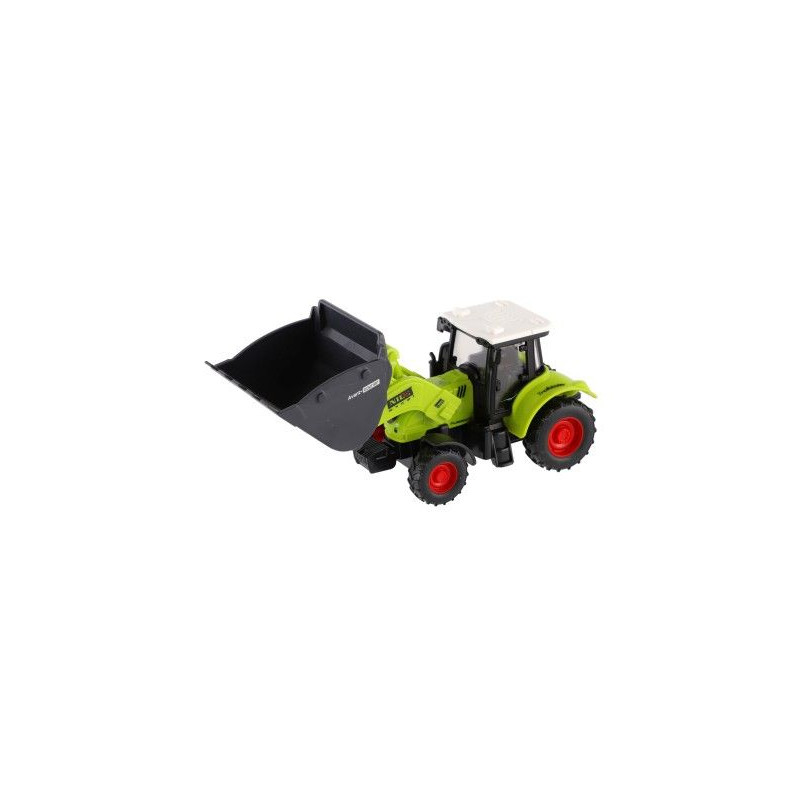 Traktor na setrvačník 16 cm, plast, od 3 let