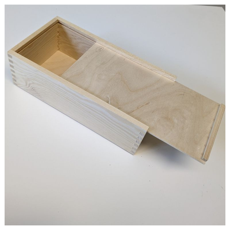 Dřevěná krabička na kapesníky KLASIK, 25 x 8 x 13 cm