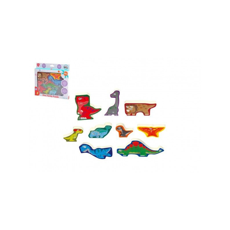 Puzzle/Vkládačka dinosauři 20 x 14 cm