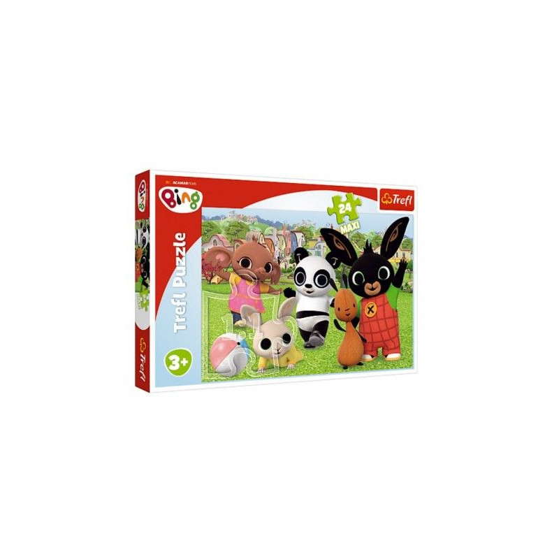 Puzzle Maxi 24 dílků Bing Bunny Zábava v parku 40 x 60 cm